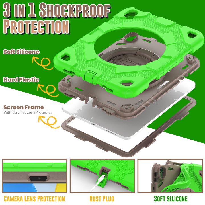 NEW | Rugged Case for iPad 10th Gen 10.9" | SHERO-G#colour_herogreen