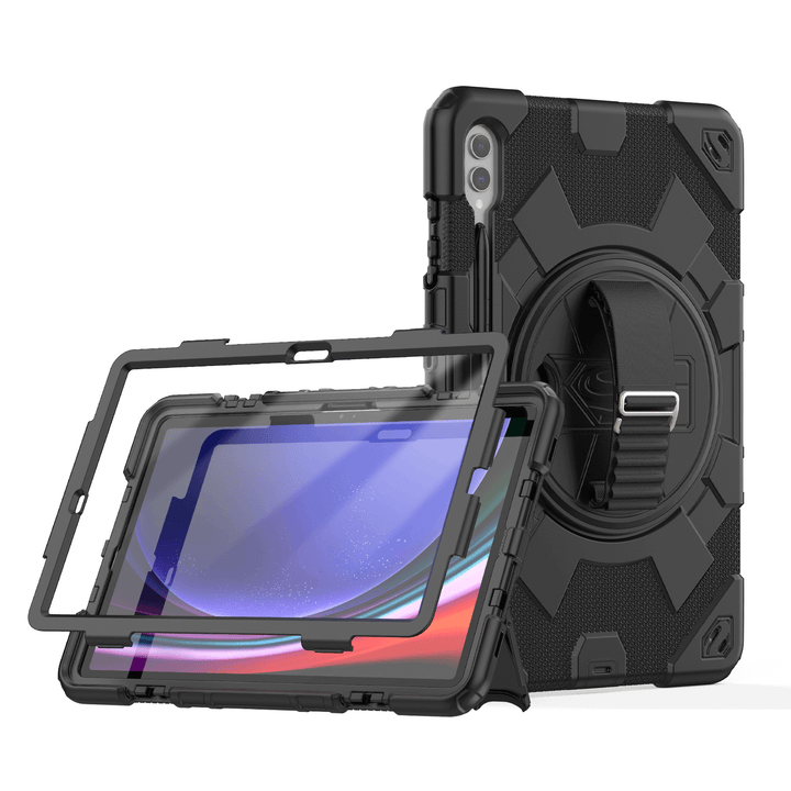 Seymac Rugged Case for Galaxy Tab S9 Plus | SHERO-S#color_black