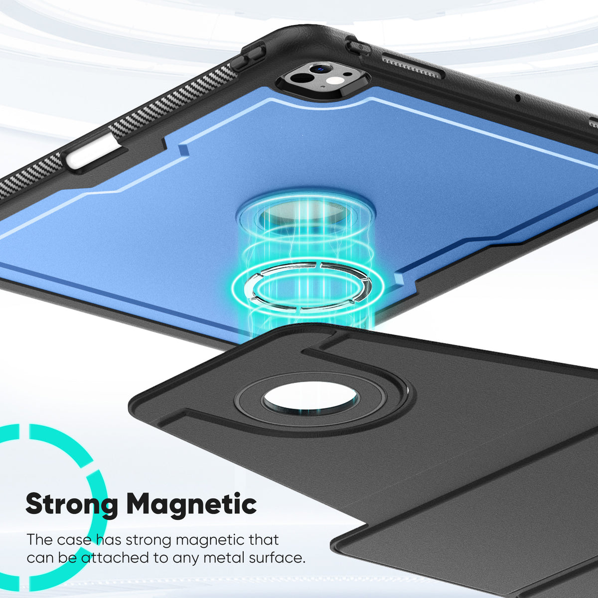 SEYMAC iPad Pro 13 Inch Case (M5/M4) featuring strong magnetic design for easy attachment.