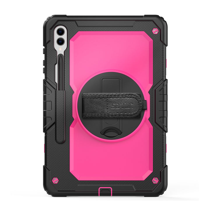 SEYMAC Case for Galaxy Tab S9 FE+ | FORT-S PRO#color_deeppink