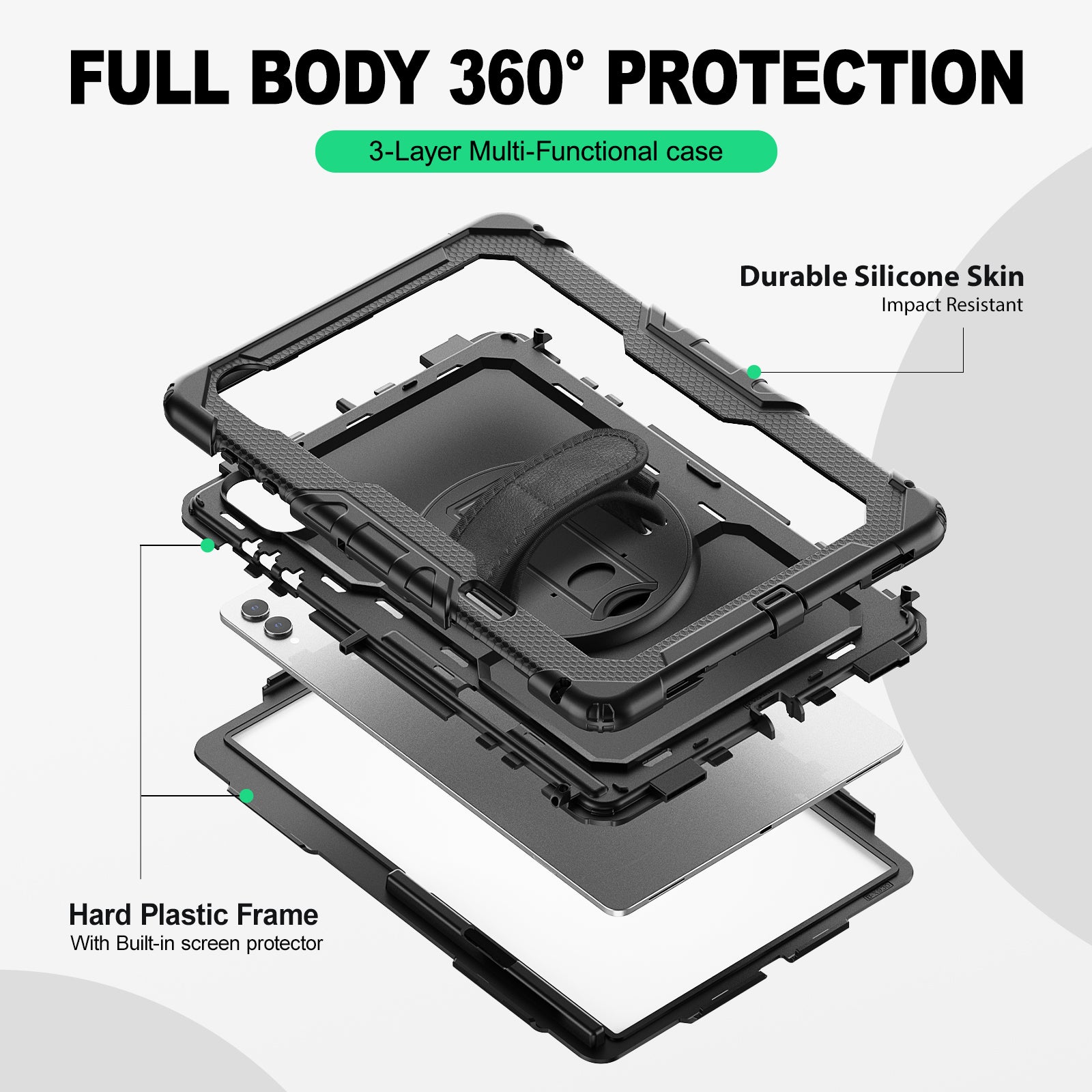 Samsung Galaxy Tab S12/S11 Ultra 14.6-Inch Rugged Case with