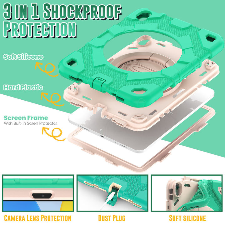 NEW | Rugged Case for iPad 10th Gen 10.9" | SHERO-G#colour_herolightgreen