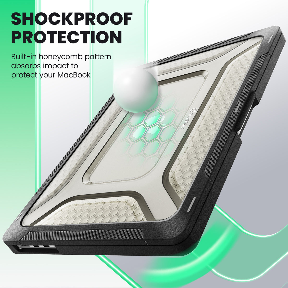 SEYMAC MacBook Pro 16 Inch Case (2021-2024)-Honeycomb Series-SEYMAC