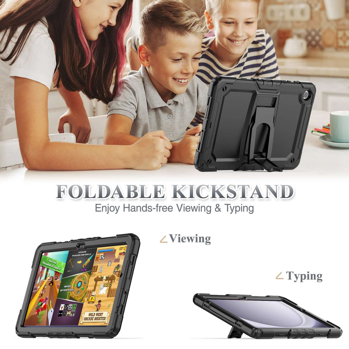 SEYMAC Galaxy Tab A9 Plus 11 Inch Case (2023)-Silicone-K Series-