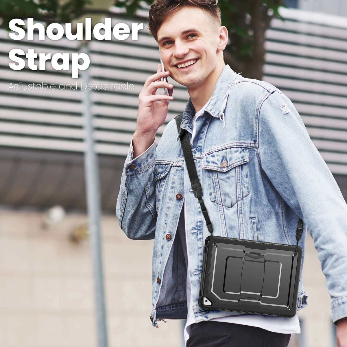 iPad Pro 10.5 Inch Rugged Case with Built‑in Kickstand