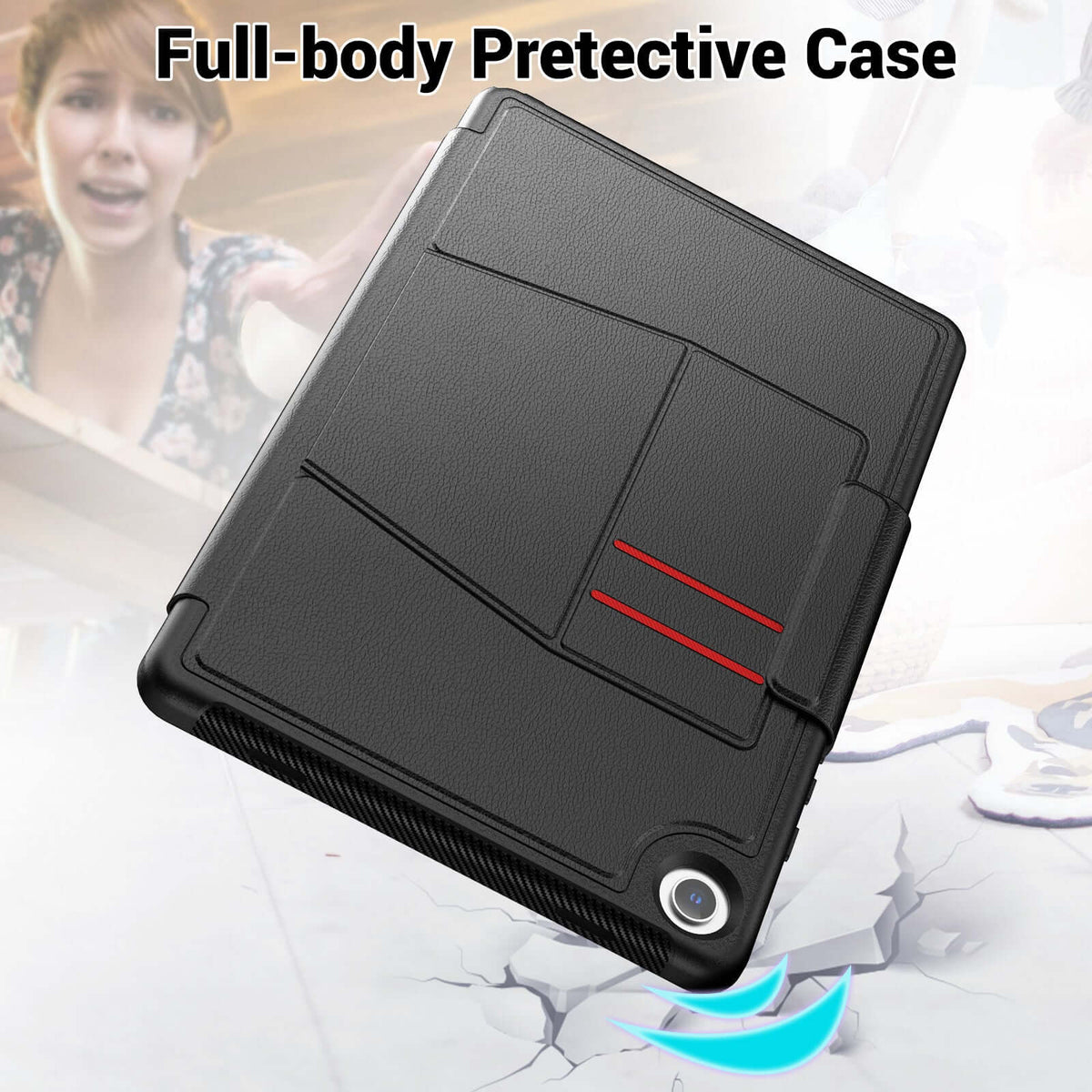 SEYMAC Galaxy Tab A11+ 11 Inch Case (2025) showcasing full-body protective design with premium materials.