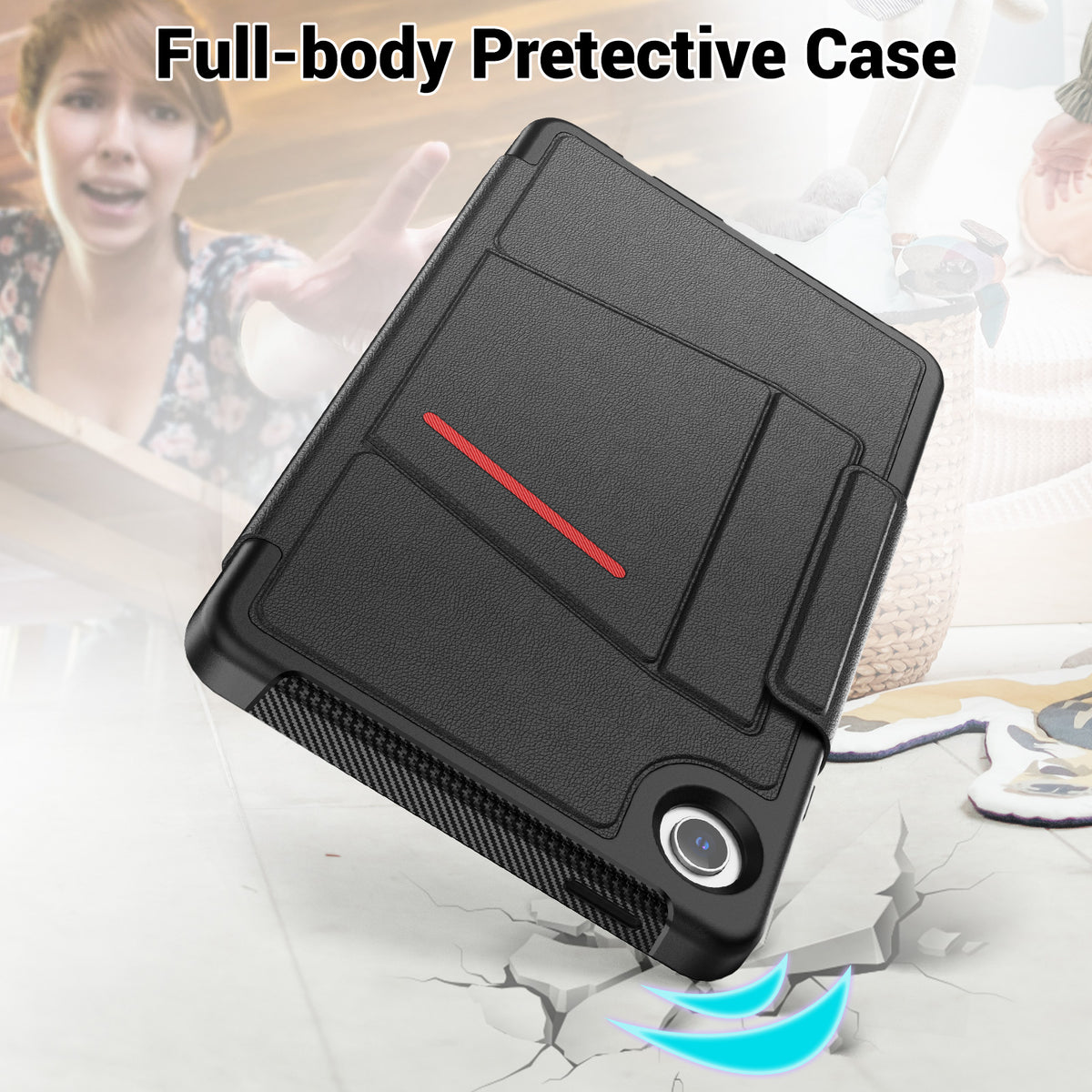SEYMAC Galaxy Tab A11 8.7 Inch Case (2025) full-body protective case for Samsung Galaxy Tab A11