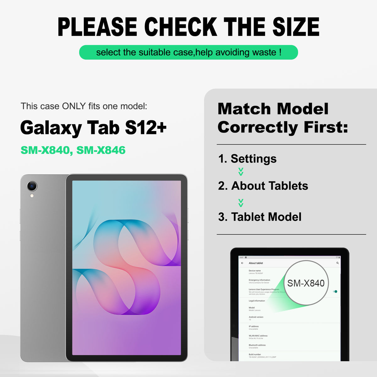 Samsung Galaxy Tab S12+ 12.6-Inch Rugged Case with Adjustable Hand Strap