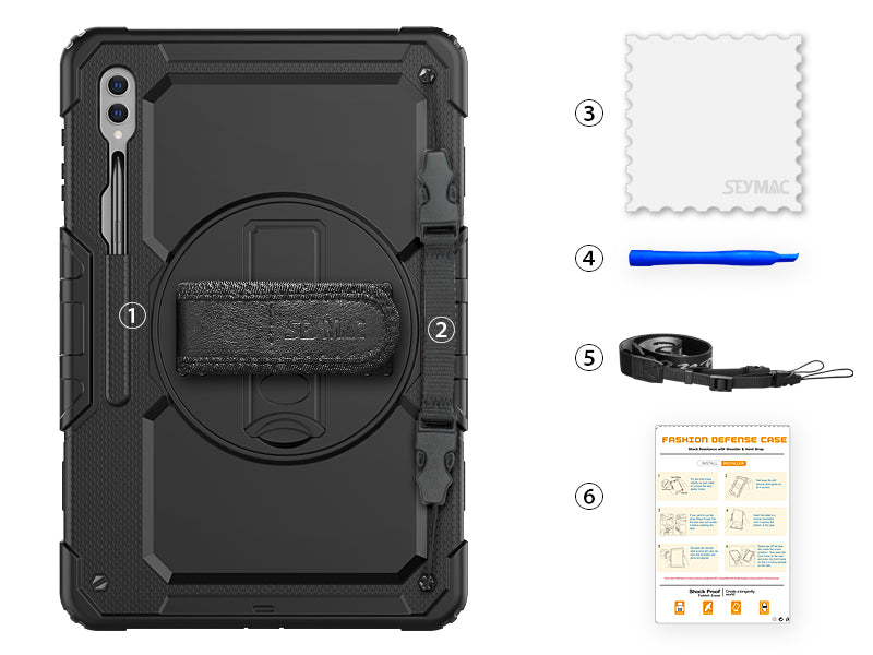 Seymac case for samsung galaxy S9 series | fort-s pro package contents