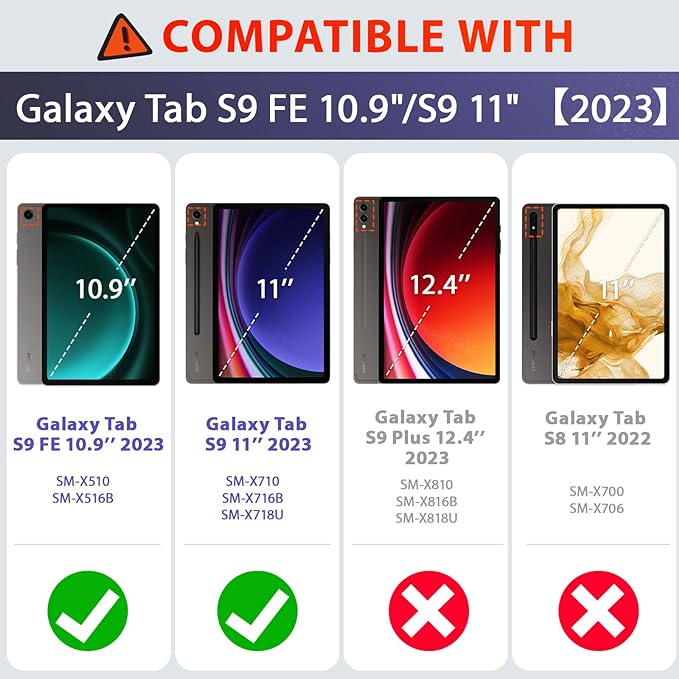 SEYMAC Case for Galaxy Tab S9 | SHERO-S#color_heroblue