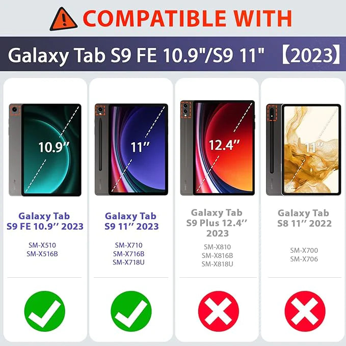 SEYMAC Case for Galaxy Tab S9 | FORT-G PRO#color_black