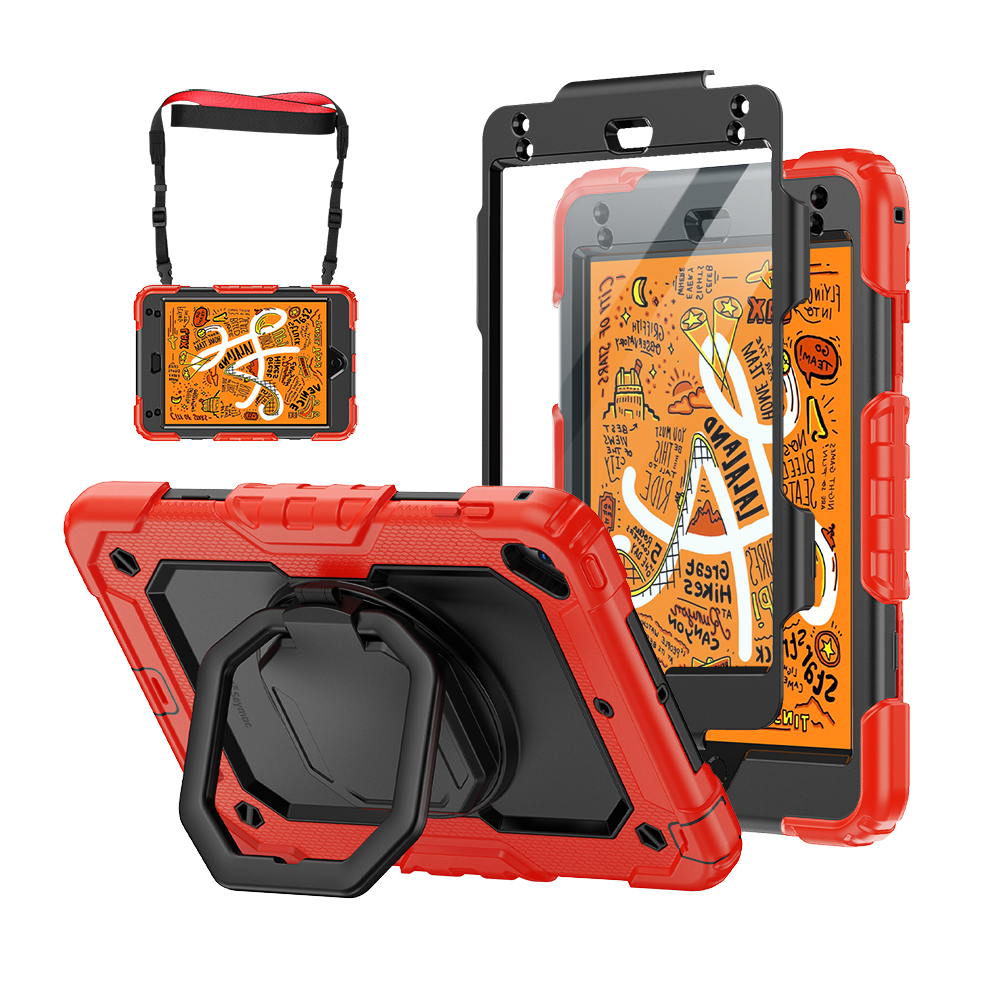 iPad Mini (4th/5th Gen) 7.9-Inch Rugged Case with 360° Rotating Hand Grip