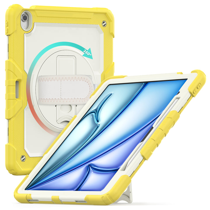 SEYMAC iPad Air 13 Inch Case (M2/M3) (2024/2025)-Silicone-S (Beige) Series-Yellow