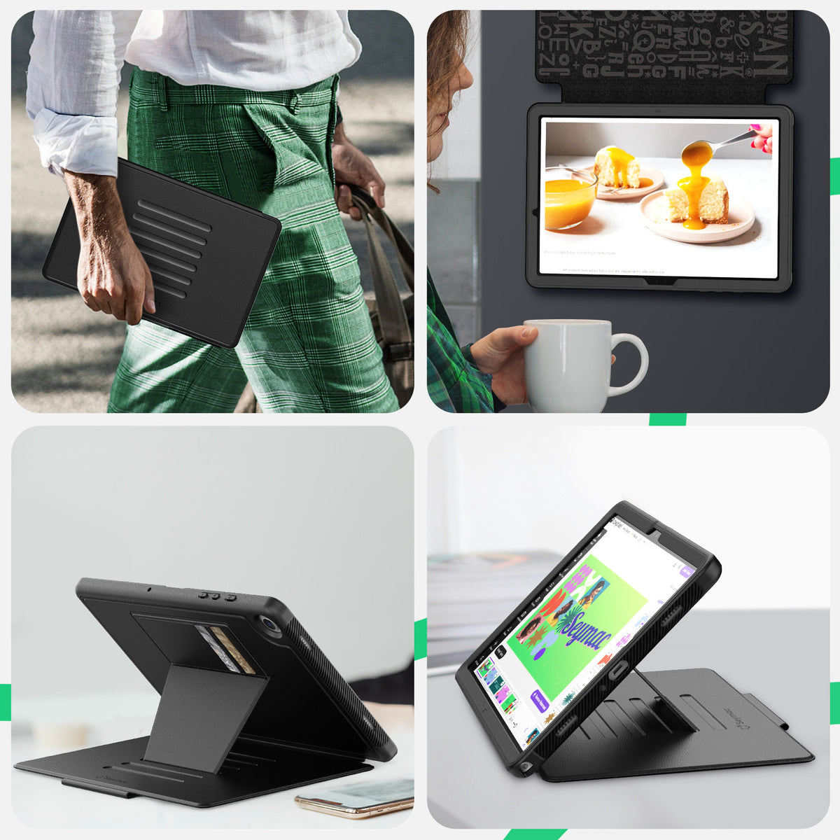Samsung Galaxy Tab A9+ 11-Inch Slim Leather Case