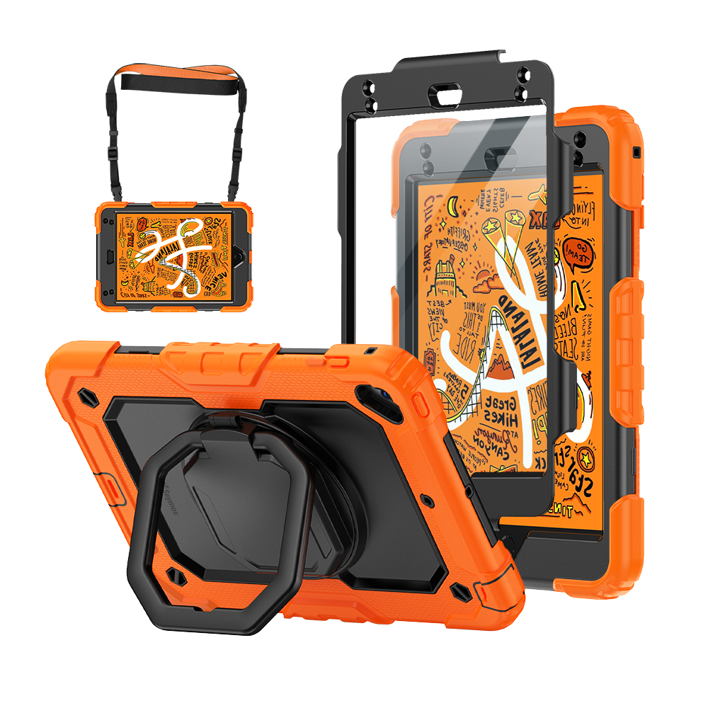 iPad Mini (4th/5th Gen) 7.9-Inch Rugged Case with 360° Rotating Hand Grip