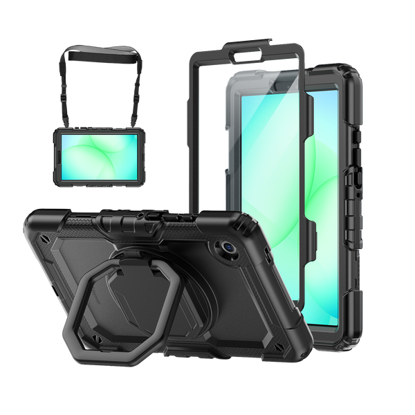 Samsung Galaxy Tab A11+ 11-Inch Rugged Case with Adjustable Hand Strap