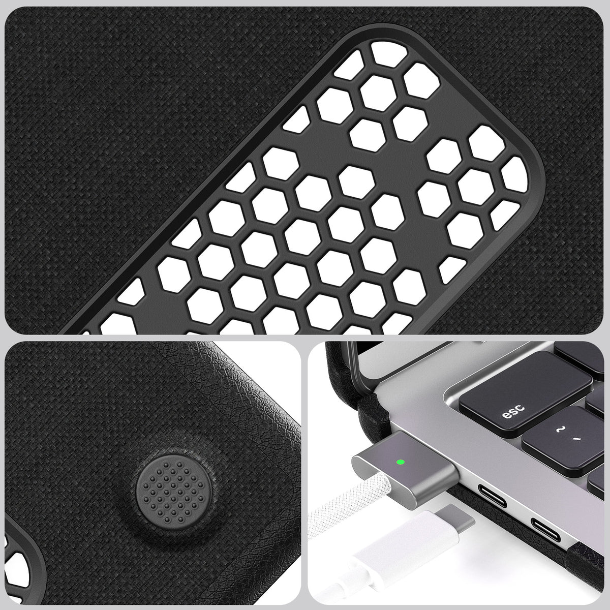 SEYMAC Macbook Air 15-inch (M4, 2025) Case-Fabric Series 2.0-