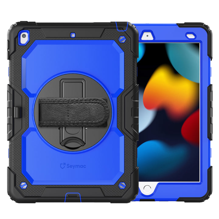 SEYMAC iPad 10.2 Inch Case (2019/2020/2021)-Silicone-S Series-Black-SEYMAC