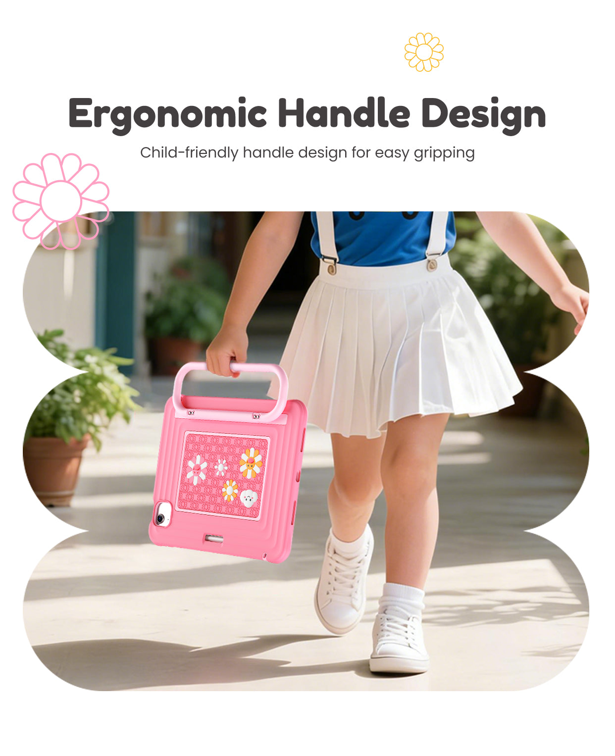 Kids Tablet Case for iPad Air 11-inch, child-friendly hande