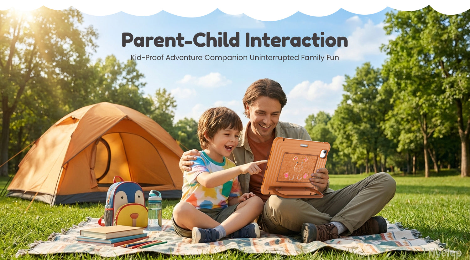 Kids Tablet Case for iPad Air 11-inch, kid-proof adventure