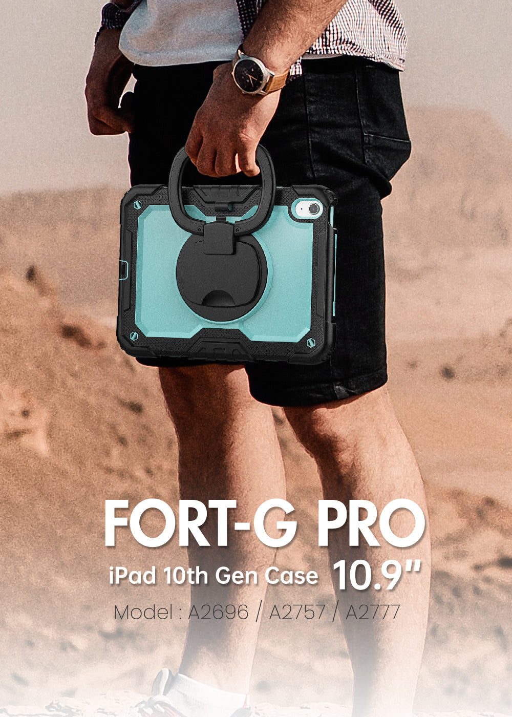 iPad 10th gen case | FORT-G PRO mobile banner 