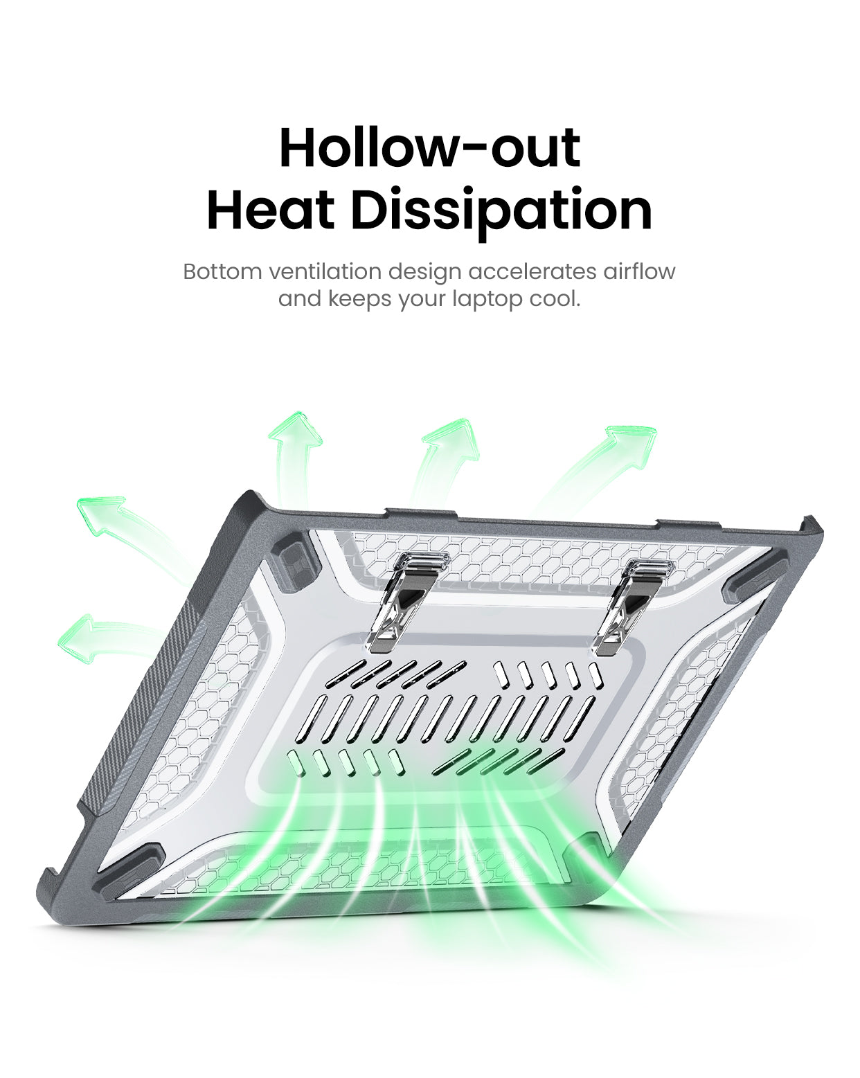 Seymac Macbook Neo case with hollow-out heat dissipation, mobile size