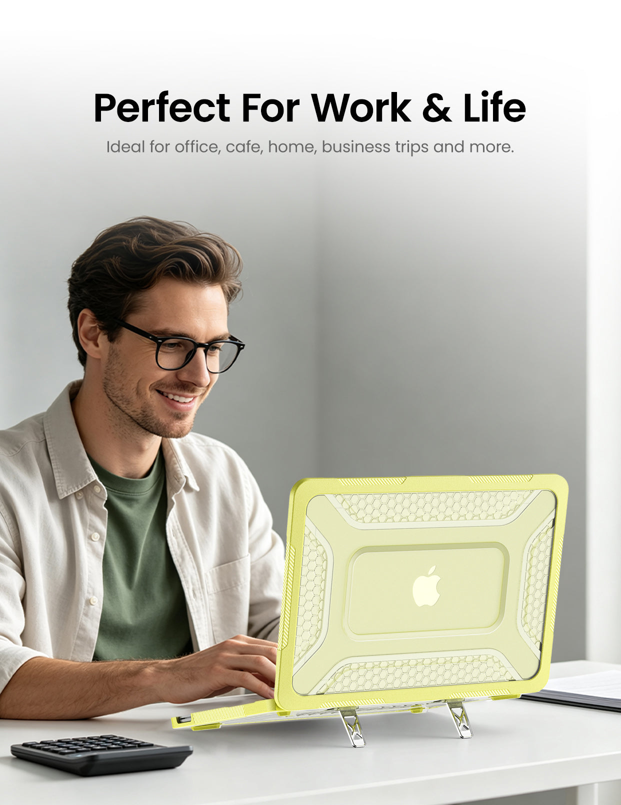 Seymac Macbook Neo case perfect for work & life, mobile size