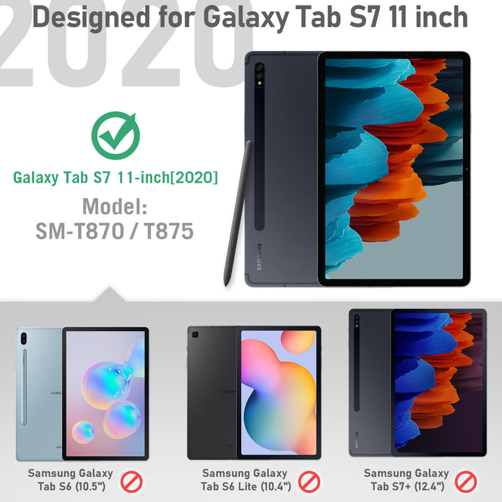 SEYMAC Galaxy Tab S7/S8 11 Inch Case (2020/2022)-Silicone-G Series-SEYMAC