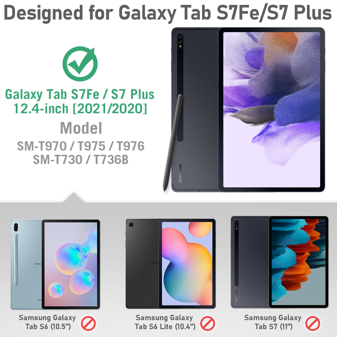 Galaxy Tab S7 Plus/S7 FE 12.4-inch | FORT-G PRO - seymac #colour_blue