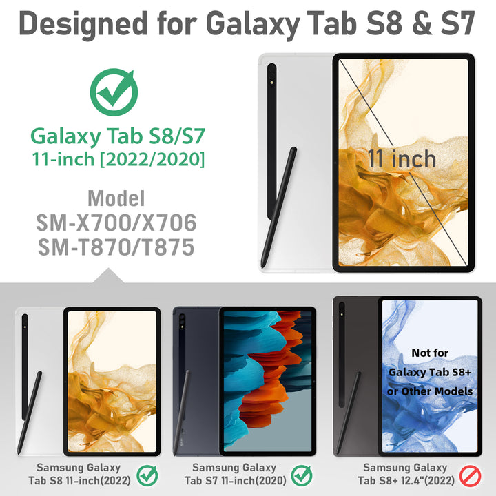 Galaxy Tab S7/S8 11-inch | FORT-G PRO - seymac #colour_blue