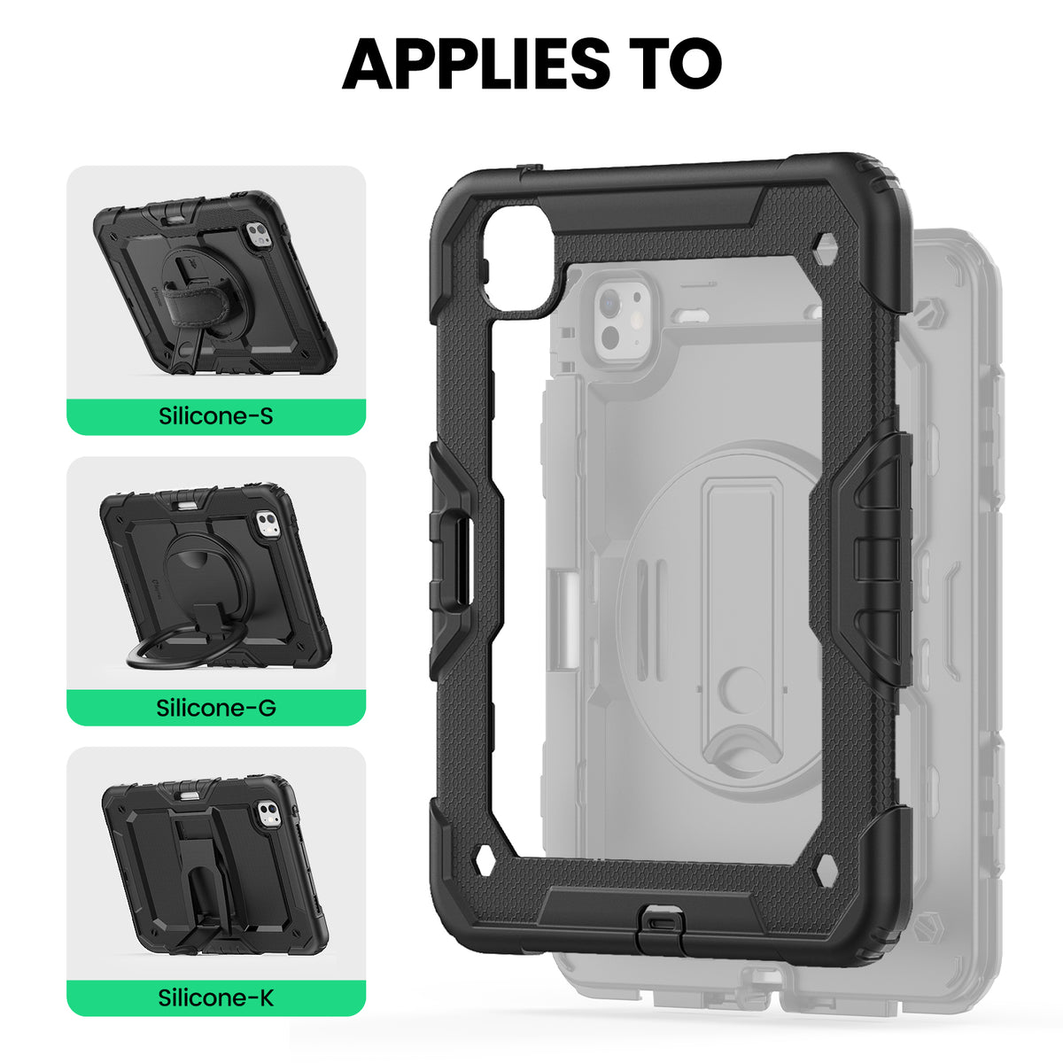 Silicone Series Tablet Case Shockproof Silicone Set