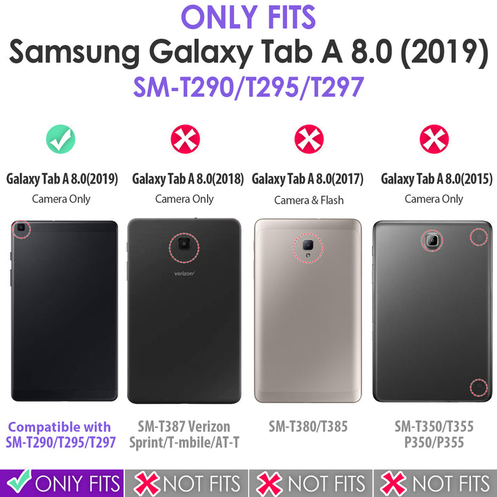 Galaxy Tab A 8.0 inch Case | FORT-G PRO - seymac#colour_black