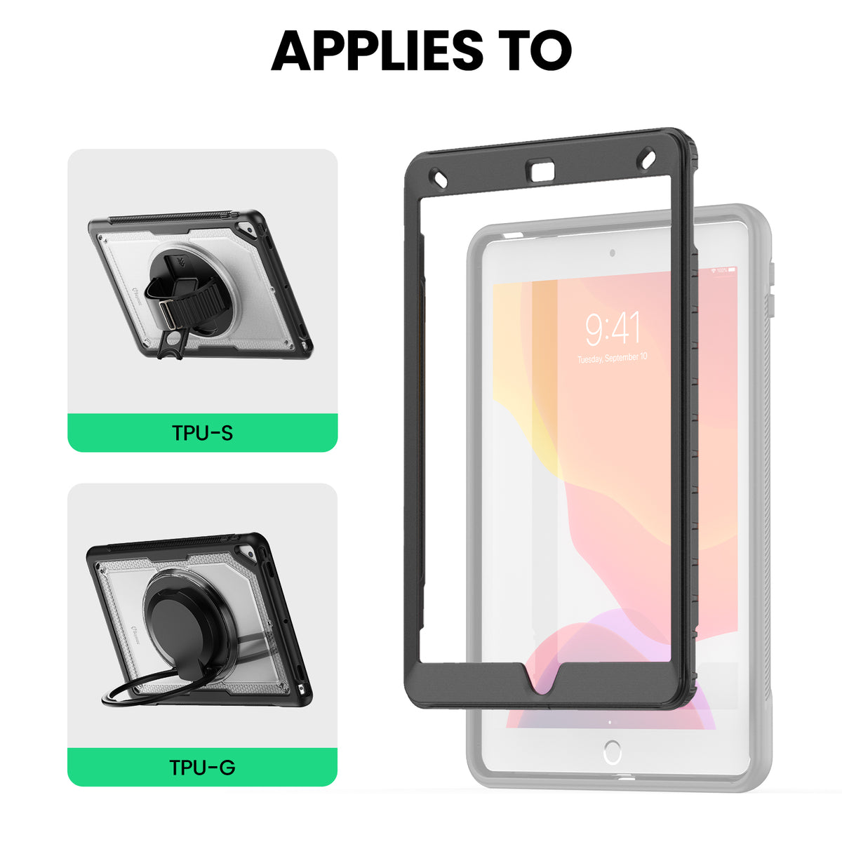 TPU Series Tablet Case Front Frame Set
