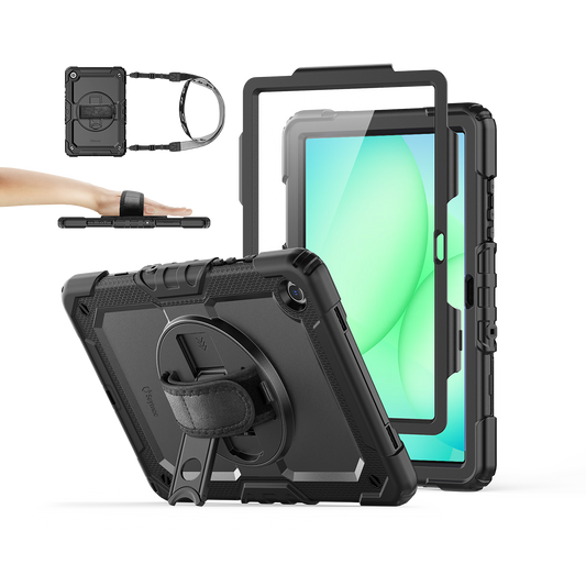 Samsung Galaxy Tab A11+ 11-Inch Rugged Case with Adjustable Hand Strap