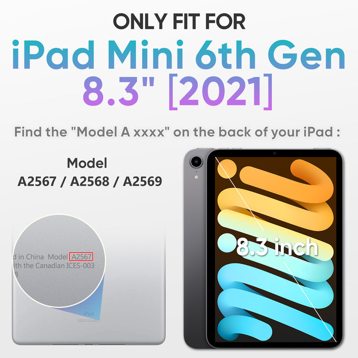 iPad mini 6 8.3-inch | FORT-G PRO (Kid-Friendly Version) - seymac#colour_rainbowpink