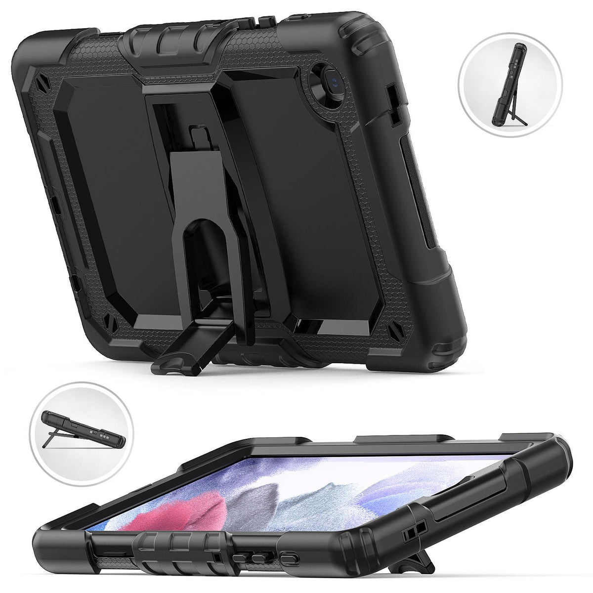 SEYMAC Galaxy Tab A7 Lite 8.7 Inch Case (2021)-Silicone-K Series-SEYMAC