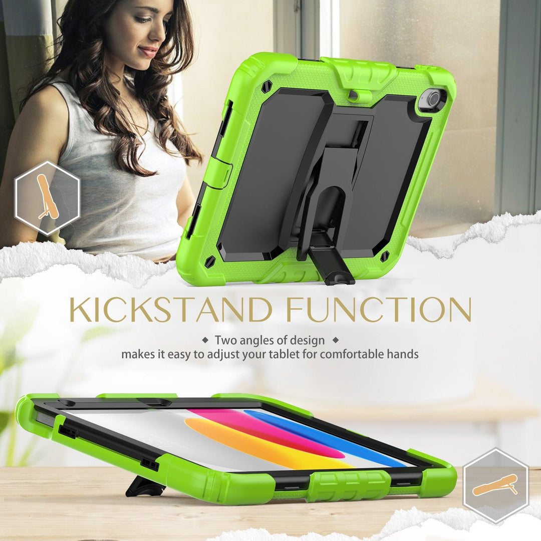 Case for iPad 10th Generation 10.9-inch | FORT-K - seymac#colour_greenyellow