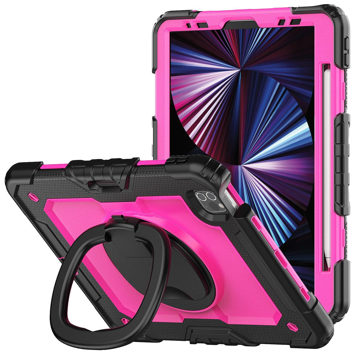iPad Pro 11 Inch (4th/3rd/2nd/1st Gen) Rugged Case with 360° Rotating Hand Grip
