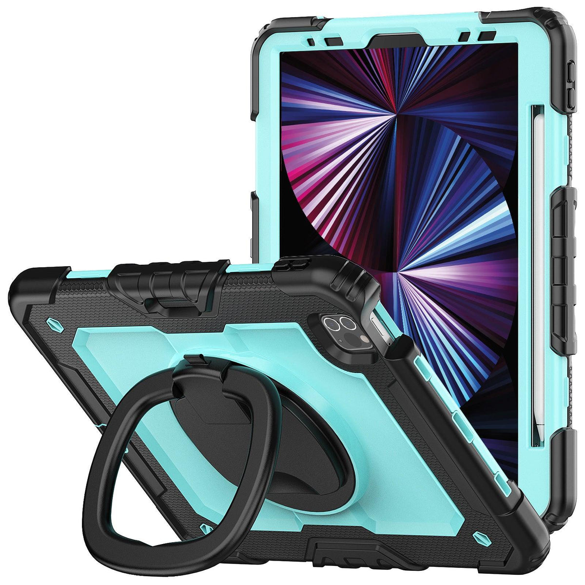 iPad Pro 11 Inch (4th/3rd/2nd/1st Gen) Rugged Case with 360° Rotating Hand Grip