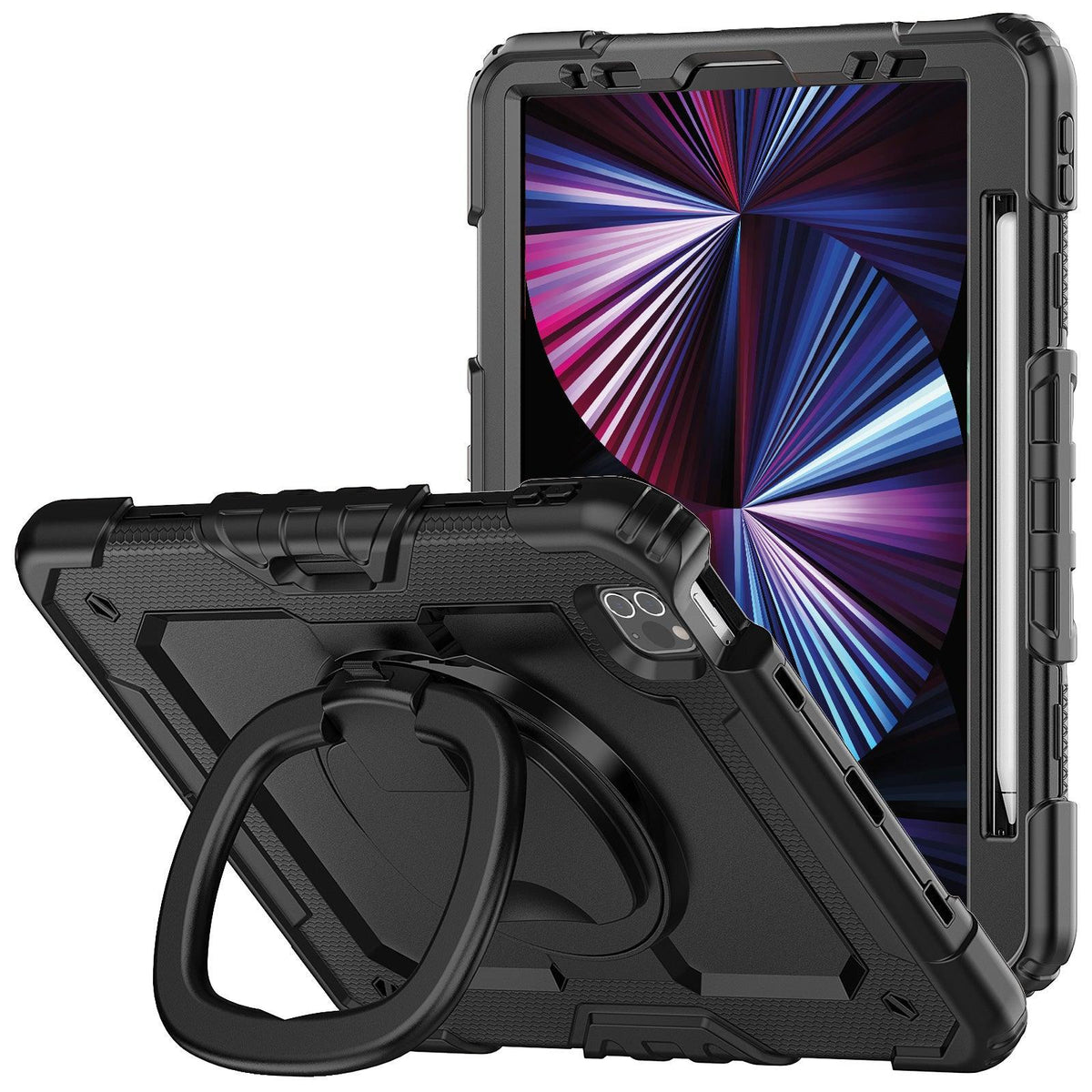 iPad Pro 11 Inch (4th/3rd/2nd/1st Gen) Rugged Case with 360° Rotating Hand Grip