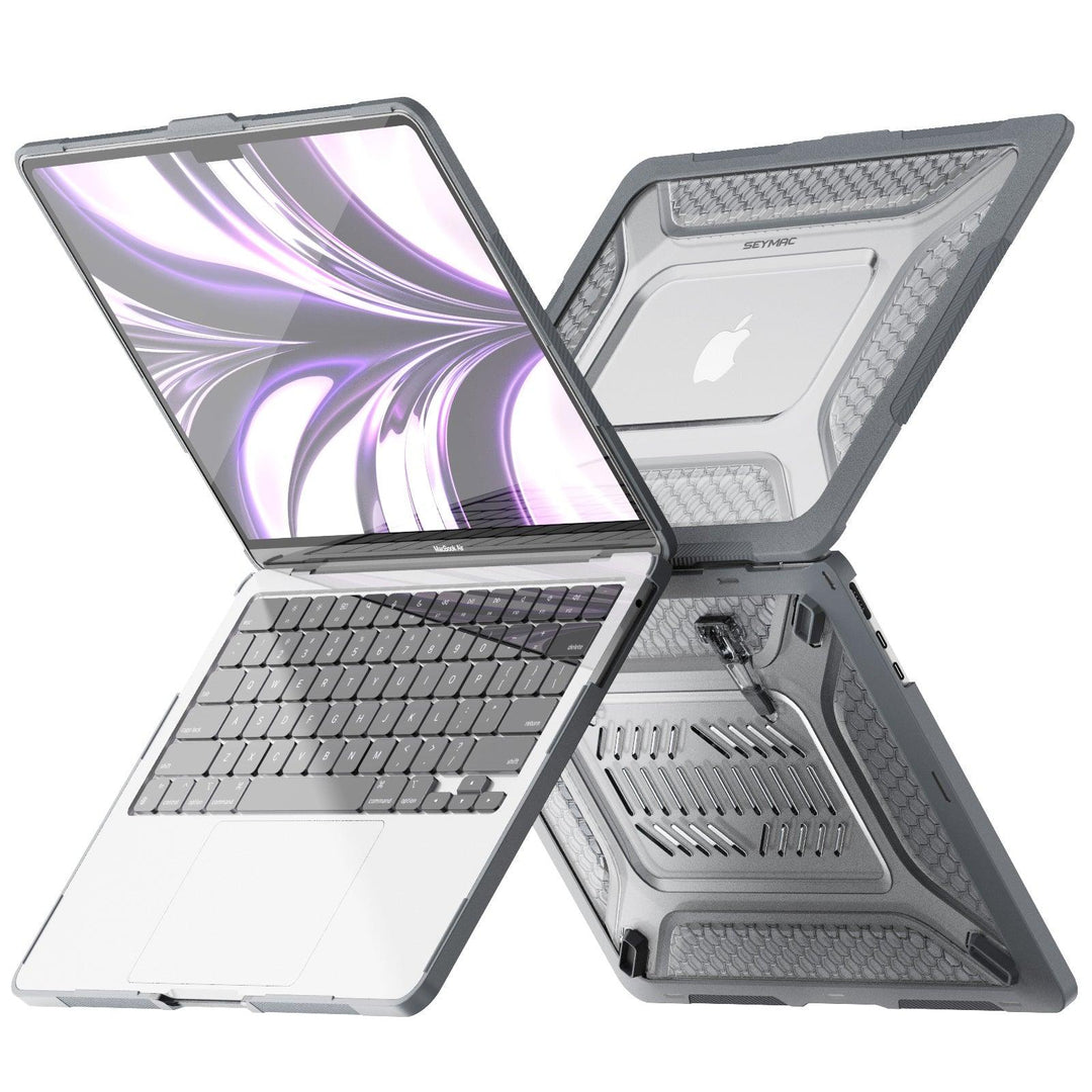 MacBook Air 13.6-inch 2022 | HEX SHIELD - seymac#colour_grey