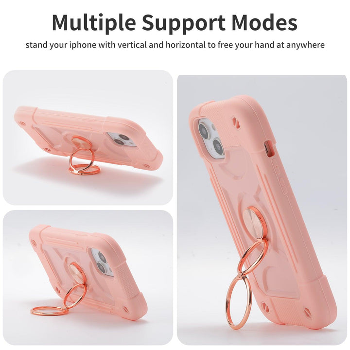 iPhone 11 Pro Max 6.5-inch | Seymac Finger Grip Rugged Case - seymac#colour_salmon