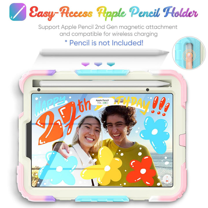 iPad mini 6 8.3-inch | FORT-S PRO (Kid-Friendly Version) - seymac#colour_rainbowpink