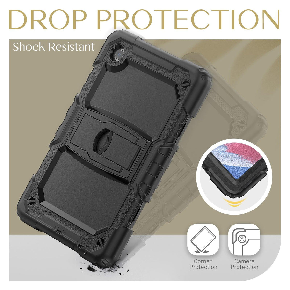 SEYMAC Galaxy Tab A7 Lite 8.7 Inch Case (2021)-Silicone-K Series-SEYMAC